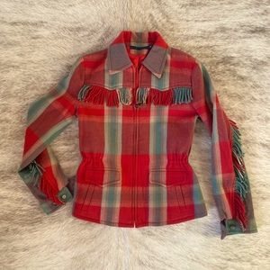 Ralph Lauren  Wool Fringe Western Jacket 4